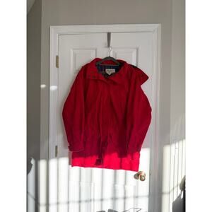 Eddie Bauer Vintage 90s Cherry Red All Weather Jacket